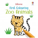 Usborne First Colouring Zoo Animals